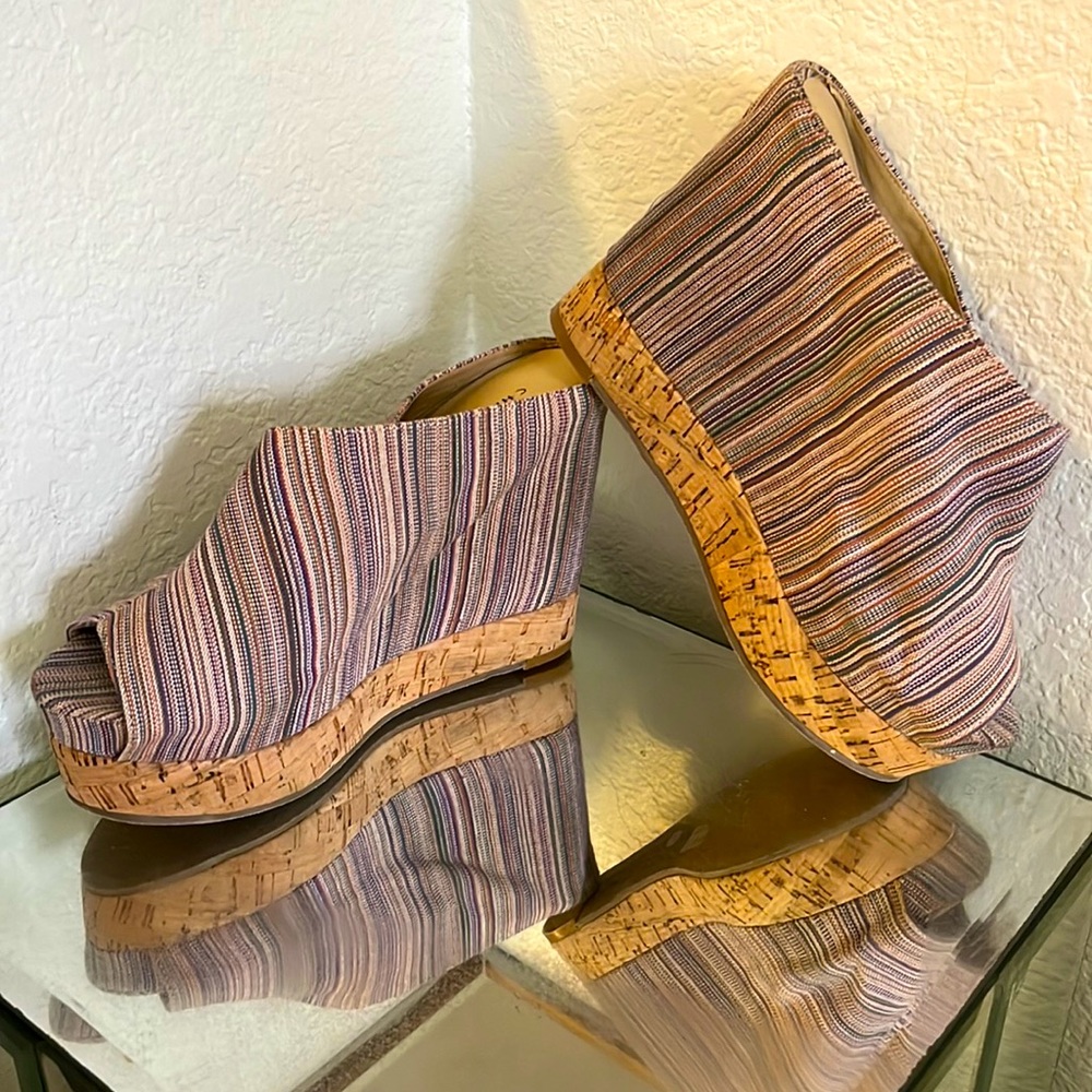 Chinese Laundry Wedge Mule Sandals